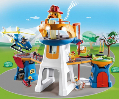 Set lodrash Playmobil Duck On Call The Headquarters 70910, 119 pjesë, për fëmijë 3+
