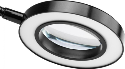 Llambë zmadhimi LED Activeshop Snake Ring, për tavolinë, me USB, e zezë