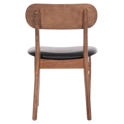 Karrige ngrënieje Sekor HM9945.03, dru rubberwood, ulëse PU, walnut e zezë