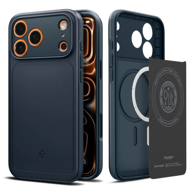 Mbrojtëse telefoni Spigen Thin Fit MagSafe për iPhone 17 Pro Max, Metal Slate