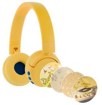 Слушалки Buddyphones POP Fun, жолти