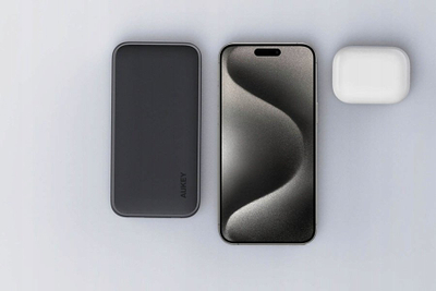 Power bank Aukey PB-Y46, 10000mAh, 15W, gri
