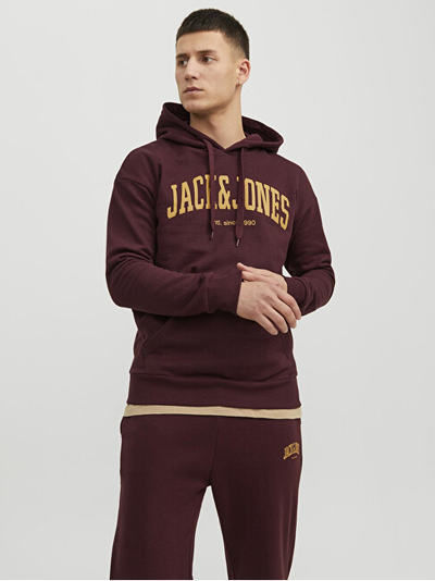 Duks për meshkuj Jack&Jones JJEJOSH Relaxed Fit, i kuq
