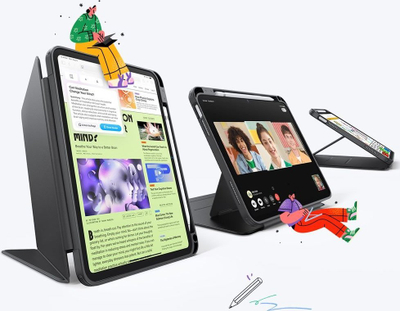 Mbulesë tablet ESR Flip Hybrid, iPad 10.9" 2022, iPad 11" 2025, e zezë