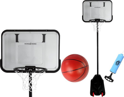 Set basketbolli Leantoys, lartësi deri 3 m, me rrota, shumëngjyrësh