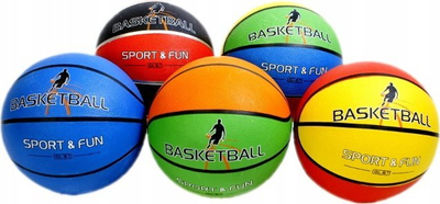 Top basketbolli MIDEX RBKC717C-5, madhësia 5, shumëngjyrësh