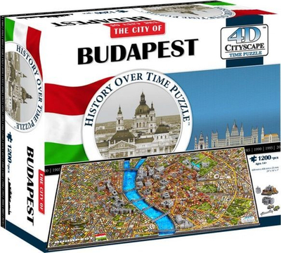 Puzzle 4D City Budapest, 1200 elemente