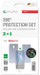 Set mbrojtës 4smarts 360 Protection për Nokia 2.2, këllëf dhe xham mbrojtës, transparent