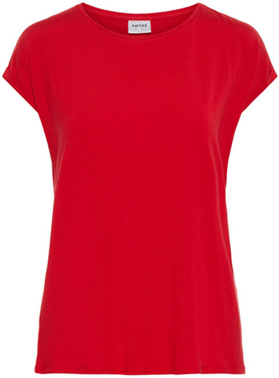 Maicë VERO MODA VMAVA Loose Fit, e kuqe