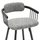 Stol rrotullues Lang 51,5x48,5x89,5Hcm (HM9990.02), zezë/ gri