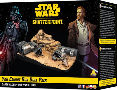 Set figurina Star Wars Asmodee Shatterpoint You Cannot Run Duel Pack, 2 miniatura, për moshat 14+