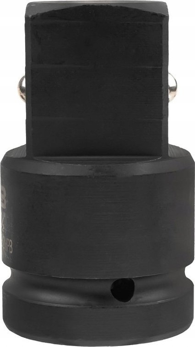Adapter goditës JCB 1"(F) x 1.5"(M), çelik CrMo, i zi