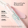 Set kujdesi për thonj Manucurist Glossy Booster Duo, peeling glikolik, me limë thonjsh, rozë