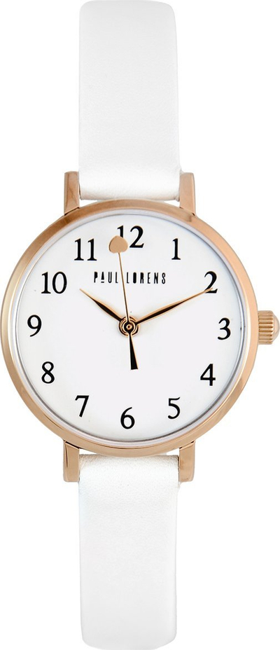 Orë dore për kalamaj Paul Lorens PL14641A-3C2-3, çelik inoks, mekanizëm quartz, argjendtë