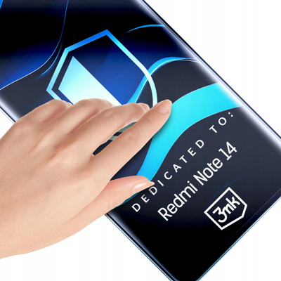 Mbrojtëse ekrani 3MK FlexibleGlass Hybrid, për Redmi Note 14 4G, transparente