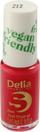 Llak thonjsh Delia Cosmetics Vegan Friendly Coraline 212, 5ml, koral