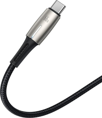 Kabllo Baseus (CATSD-N01), USB-A - USB-C, 2 m, e zezë