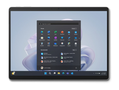 Tablet laptop Microsoft Surface Pro 10, Intel Core Ultra 7, 13", 16GB RAM, 512GB SSD, Platinum