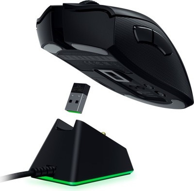 Maus gaming Razer DeathAdder V2 Pro, pa kabllo, 20000 DPI, i zi