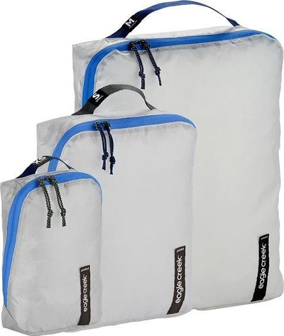 Set kuba organizues udhëtimi Eagle Creek Pack-It Isolate, 3 copë, antimikrobial, gri kaltërosh