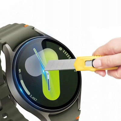 Xham mbrojtës Tech-Protect Glass Fit Plus për Samsung Galaxy Watch 4, 5, 6 edhe 7, 44mm, 2 copë, transparent