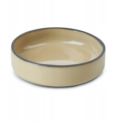 Enë salcash Revol Caractere Sauce Bowl, porcelani, e bardhë