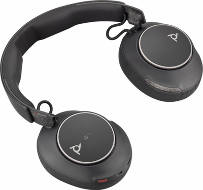 Kufje Poly Voyager Surround 80 UC MS, wireless Bluetooth, ANC, të zeza