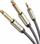 Port kablloje Ugreen, 3.5mm - 6.3mm x2, 2m 