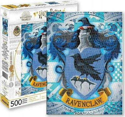 Puzzle Aquarius Harry Potter Ravenclaw Logo, 500 copa, 35x48cm, blu