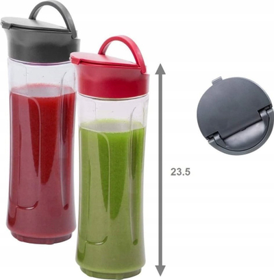 Blender me gotë First Cocktail-mixer 5243, 600 ml, 1 shpejtësi, i bardhë