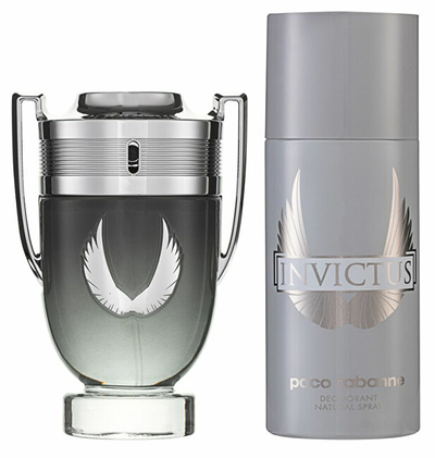 Set për trup Paco Rabanne Invictus Platinum, Eau de Parfum 100ml + deodorant sprej 150ml