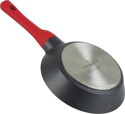 Tigan Zwieger Obsidian, 20 cm, alumini i derdhur, jo ngjitës, i zi