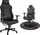 Karrige gaming Genesis Nitro 890 G2, lëkurë artificiale, krahë të rregullueshëm, e zezë