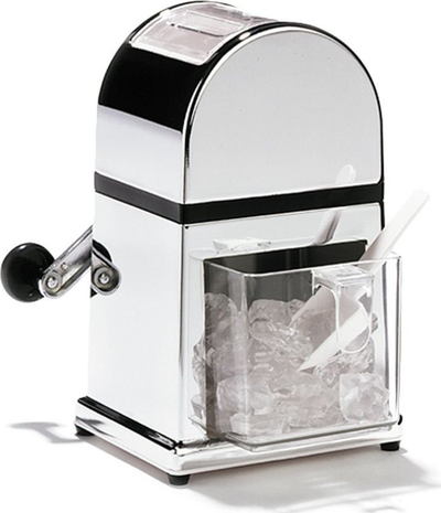 Grirëse akulli me dorë Leopold Vienna Ice Crusher Deluxe LV00165, çelik inoks, ngjyrë argjendi