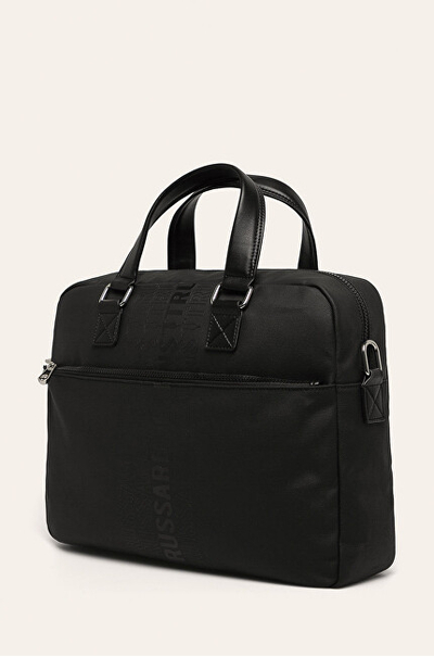 Çantë për laptop Trussardi Logo Stripe Md