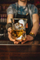 Gotë dopio whisky Vialli Design, xham dy shtresha, 300 ml, transparente
