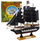 Model anije pirate dekorative Collectible, druri, 20x20cm, i zi
