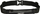 Rrip beli sportiv Avento Hip Belt, xhep elastik me zinxhir, reflektues, i zi me argjend
