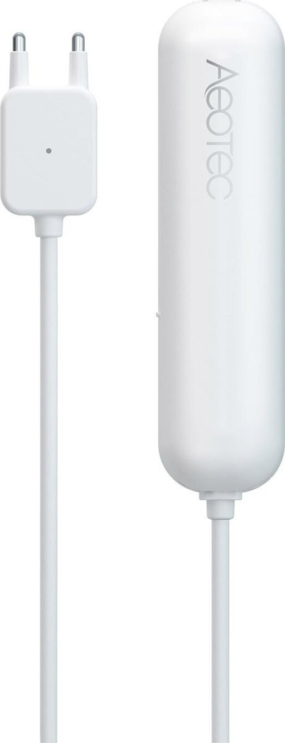 Sensor uji Aeotec Water Sensor 7, Z Wave Plus, me bateri, i bardhë