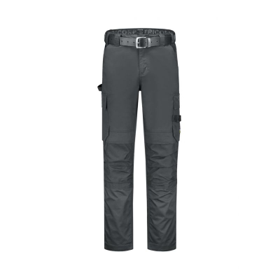 Pantallona pune Malfini Work Pants Twill Cordura, me përforcim te gjunjët CORDURA, gri e errët