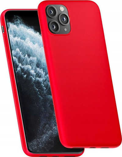 Case telefoni 3mk Matt Case për iPhone 7 8 SE 2020, matte, i kuq