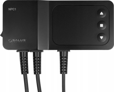 Kontrollor pompe ngrohjeje Salus NPC1, 230V, me sensor temperature, i zi