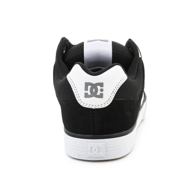 Патики за скејт DC Shoes, гумен ѓон, за мажи, црно-бели