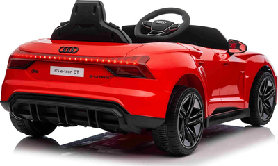 Makina elektrike për fëmijë Audi E Tron GT, telekomandë, ulëse lëkurë, e zezë