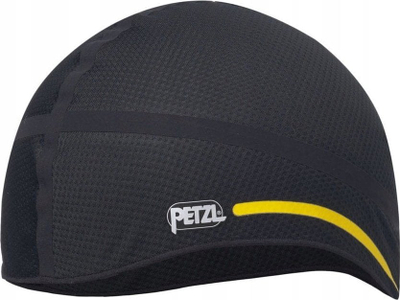 Kapelë për nën helmetë Petzl Liner Cap, L XL, zi me verdhë