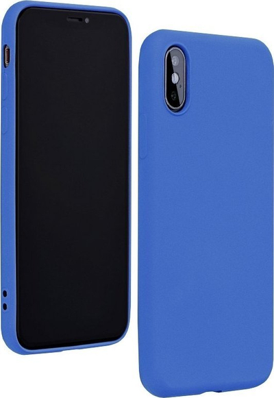 Силиконска маска за телефон Xiaomi Redmi 12C, флексибилна, сина