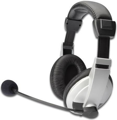 Kufje Digitus DA-12201, 50Hz, të bardha/ të zeza