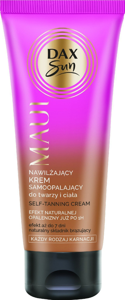Krem vetëbronzues DAX Sun Maui për fytyrë edhe trup, 75 ml