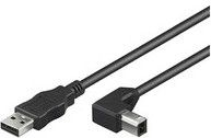 Kabllo USB MicroConnect USB-A me USB-B, 1 m, e zezë