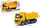 Lodër kamion Adar Yellow Truck, plastik, i verdhë